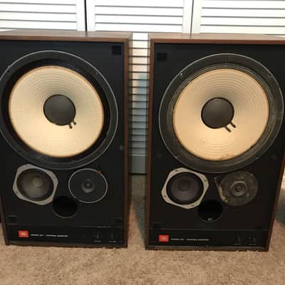 JBL 4311 Studio Monitors  1970's Walnut /blue image 1