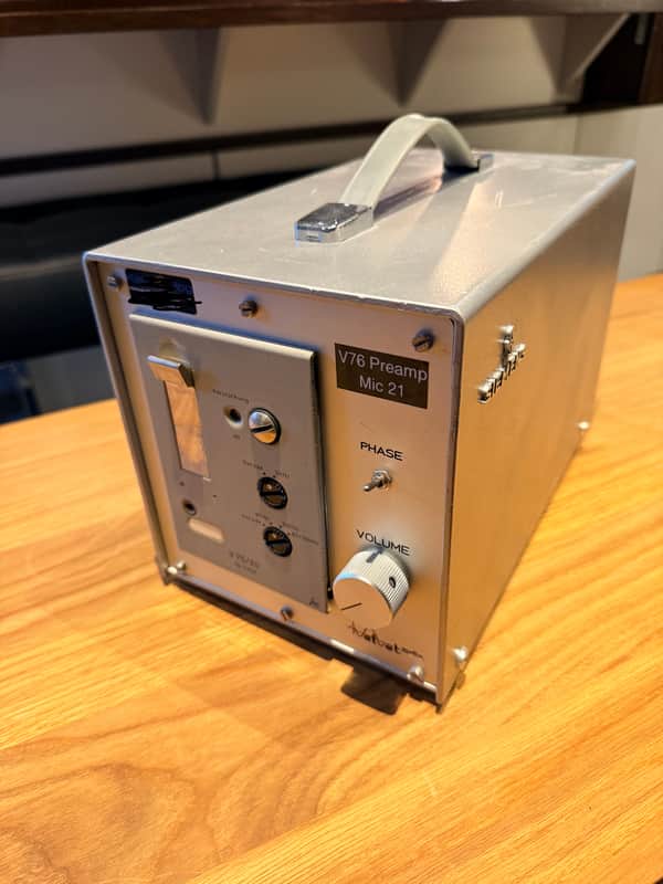 Telefunken V76/80 original vintage tube Micpreamp im Siemens Gehäuse Preamp V76 image 1