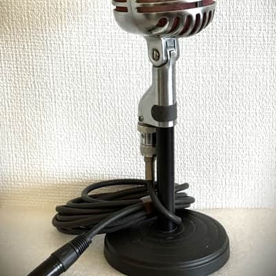Vintage 1940s Shure 55 'Fatboy' Dynamic Microphone, works w/stand