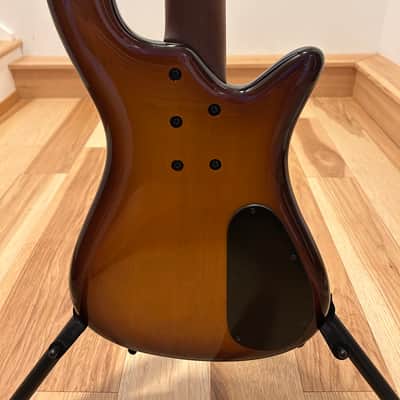 Spector Left Handed modified Euro bolt 4 2024 - Tobacco burst with roasted maple neck image 5