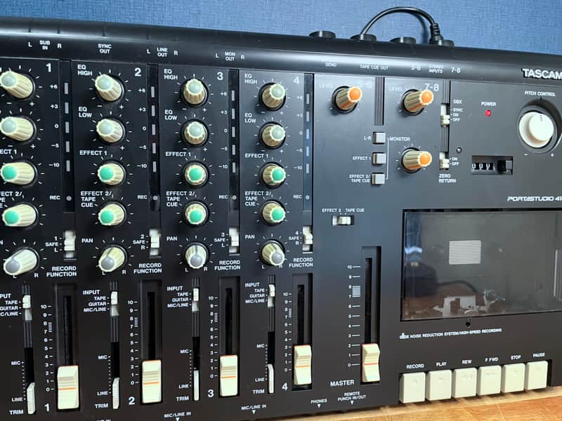 0 Portastudio Cassette Recorder TASCAM Tascam 4-Track - Multitrack