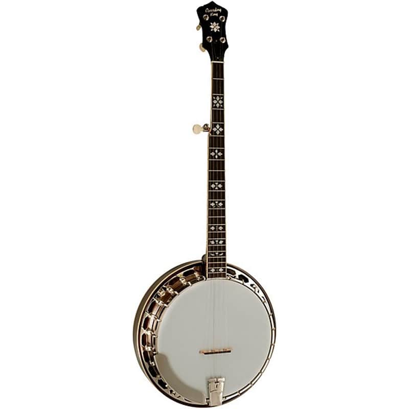 Recording King RK-R20 Songster 5-String Tone Ring Banjo, Dark Brown image 1