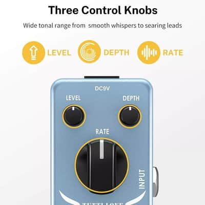 💓 Donner Tutti Love Analog Classic Chorus Effects Pedal Warm Jazz Chorus Tone image 3