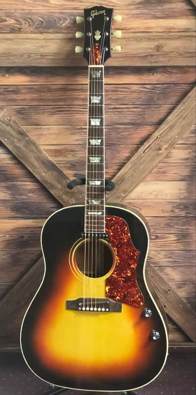 Gibson J160E John Lennon Model, 1970, Sunburst (refinsihed) image 1