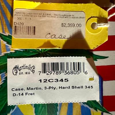 Martin D-420 Limited Edition Dreadnought 2017 - Natural with Prop 64 Graphic image 9