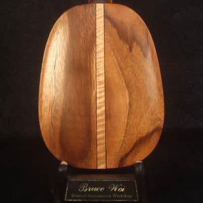 Handmade Soprano Ukulele, Solid Hawaiian Koa, Acacia Archback Pineapple, Soft-bag, Bruce Wei UAW13-2006 image 6