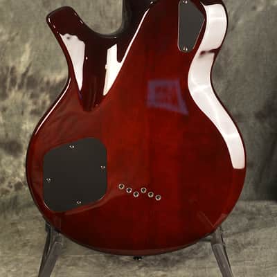 Parker PM-20 Single Cut Dual Humucker Neck Thru Quilted Bubinga Top w Deluxe Gigbag Included image 4