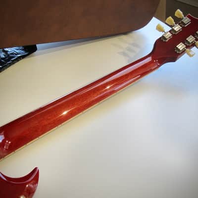 Gibson SG Standard with Maestro Vibrola, Hang Tags & OHSC Circa-2019-Cherry Stained Mahogany image 14