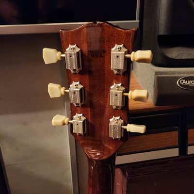 1972 Gibson SG Deluxe Cherry w/ 70s Gibson SG Case | Gibson Embossed T-Top Humbuckers, Factory Gibson Bigsby B5 image 3