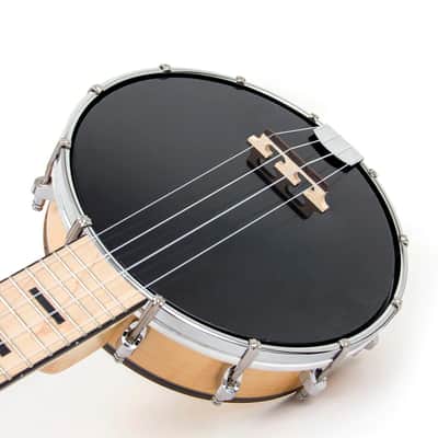 4 String Banjo Ukulele Uke Concert 23 Inch Maple Wood 4 String Folk Musical Instrument Banjolele image 3