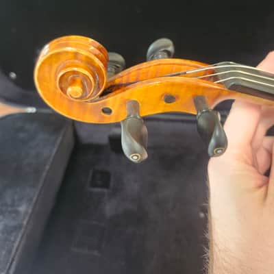 Vintage 1994 Franz Sandner Step-Up Violin, Made in Germany, with Case and Bow image 7