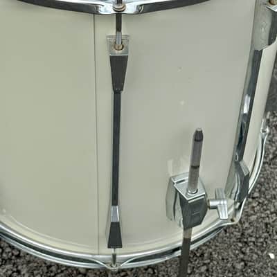 Tama Rockstar DX 16" Floor Tom White MADE IN JAPAN for drum set image 8
