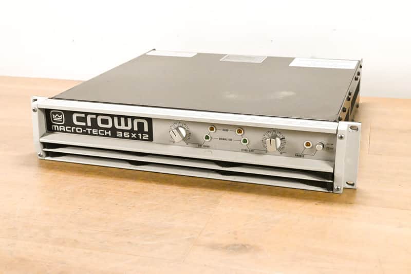 Crown Macro-Tech 36x12 2-Channel Power Amplifier CG015TM image 1