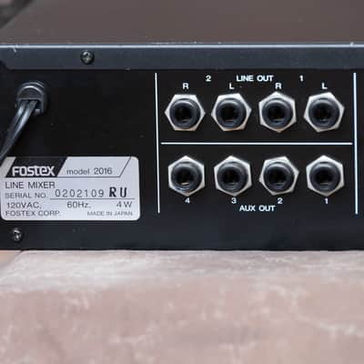 Fostex 2016 Line Mixer 16 Channel 80's - grey image 5