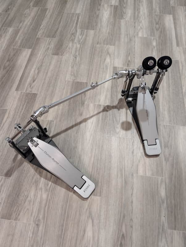 Tama HPDS1TW Dyna-Sync Direct Drive Double Bass Drum Pedal 2019 - Silver / Black image 1