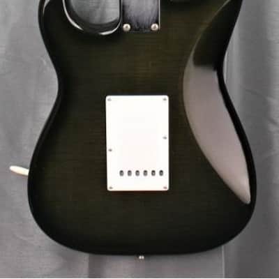 Fender Stratocaster ST'58 1992 - Blackburst Flame - RARE 'order made' Nitro japan import image 2