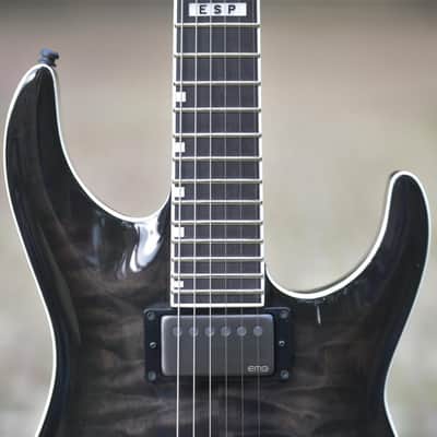ESP E-II Horizon NT-II - See Thru Black Sunburst image 8