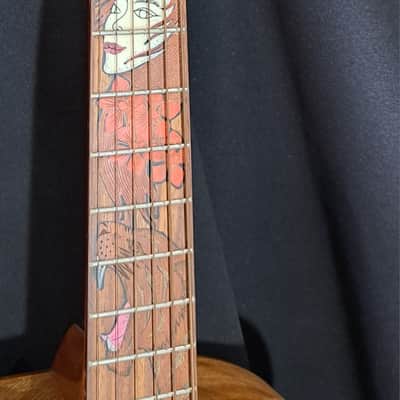 Blueberry Left Handed Acoustic Guitar New In Stock  Handmade Grand Concert image 2