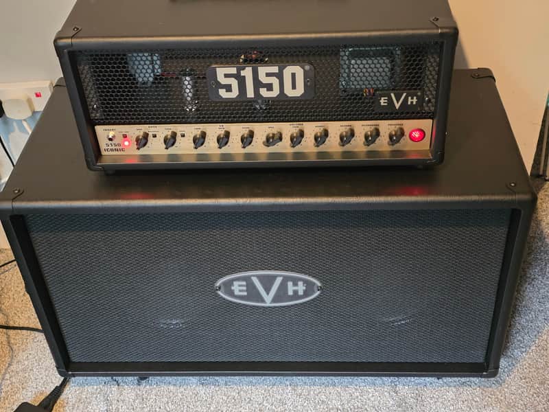 EVH 5150 Iconic Series EL34 2-Channel 15-Watt Guitar Amp Head 2025 - Present - Black image 1