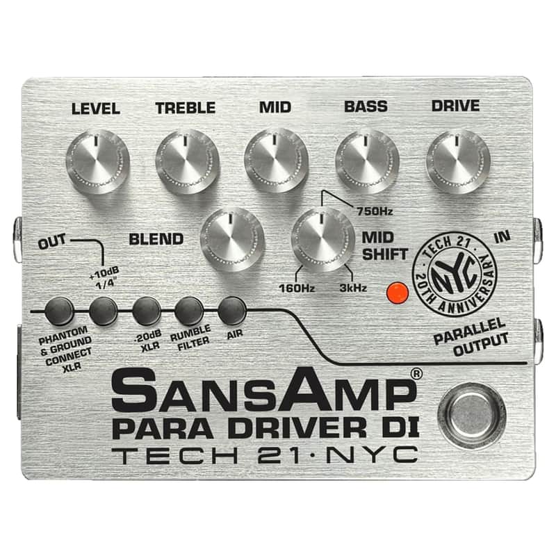 Tech 21 20th Anniversary SansAmp Para Driver DI image 1