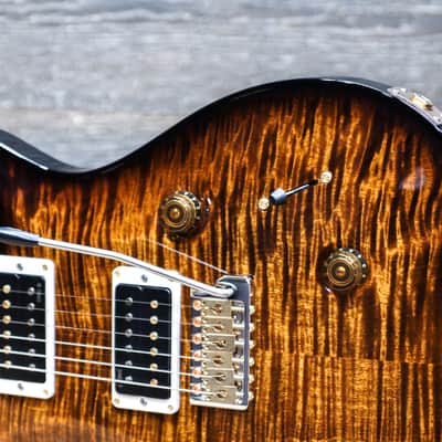 PRS Custom 24 10-Top DMO Pickups Black Gold Wraparound Burst Electric Guitar w/Case image 7