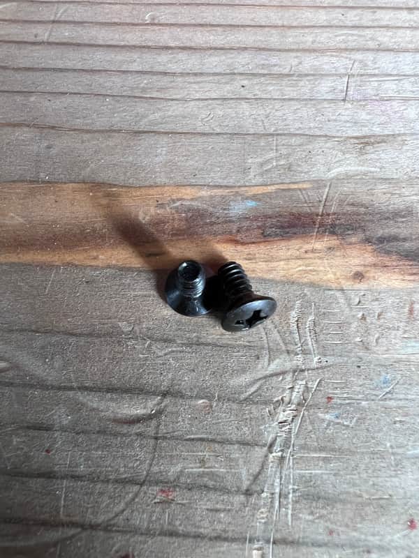 Black Blade Switch Screws Pack of 2    [BC2] image 1