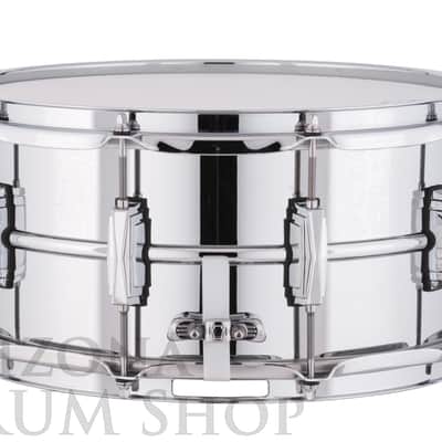Ludwig LM402 Supraphonic 6.5 x 14 inch Aluminum Snare Drum Chrome image 2