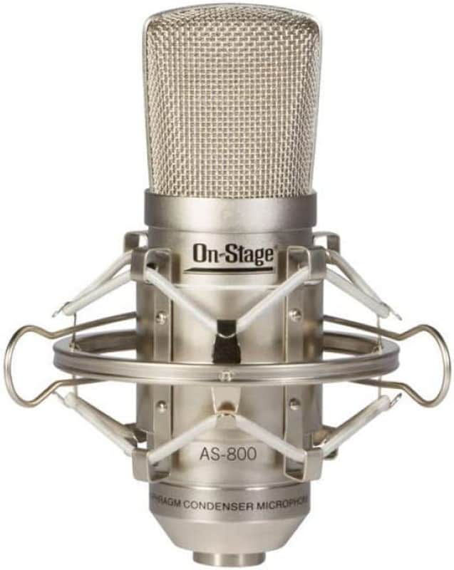 On-Stage AS800 FET Condenser Microphone. 2019 - Silver image 1
