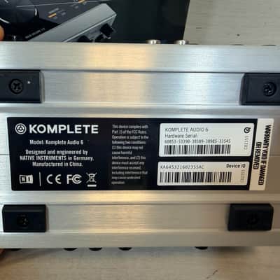 Native Instruments Komplete Audio 6 Gen 1 USB Audio Interface w/ Original Box & USB Cable 2010's image 7