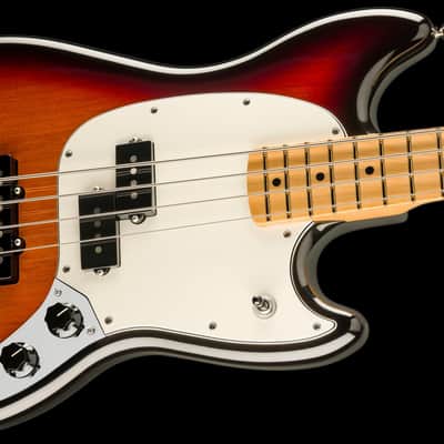 Fender Player II Mustang Bass PJ Maple Fingerboard 3-Color Sunburst image 5