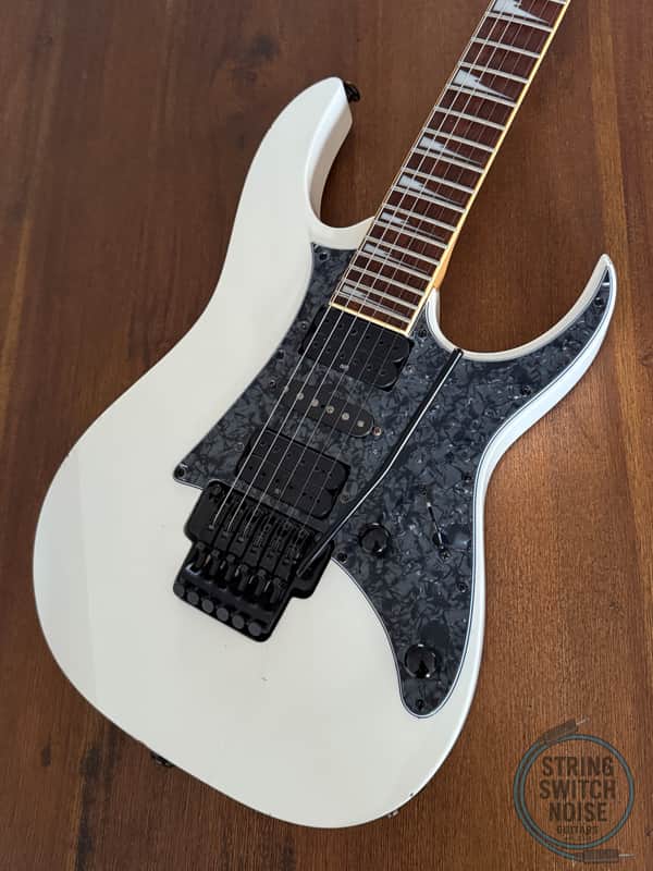 Ibanez RG350 DX Guitar, White, 2007, WIZZARD II NECK image 1
