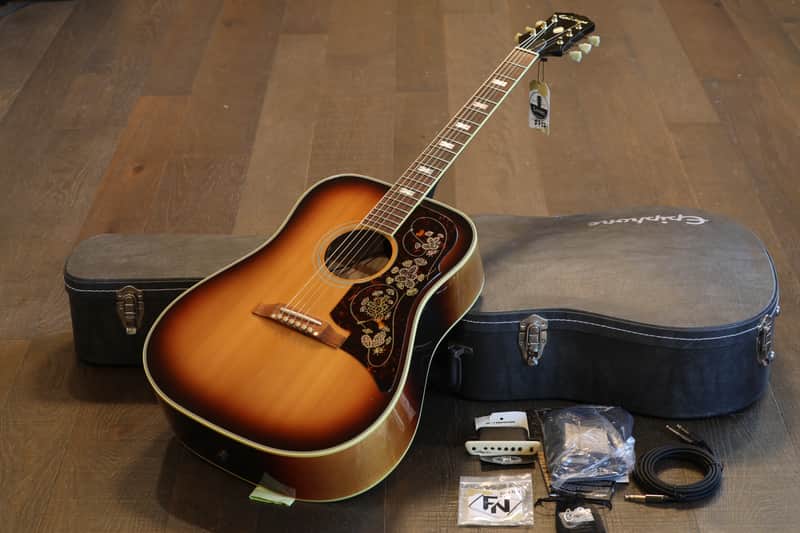 2021 Epiphone FT-110 Frontier (Gibson Montana) Acoustic Guitar Sunburst + OHSC image 1