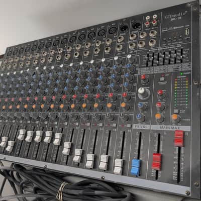GTDaudio SK-16 Mixer Pro Audio 16 Channel Mixing Console Stereo DJ PA image 2