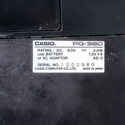 Jerry Garcia Signed, Owned, & Played Casio PG-380 Synth Guitar with Grateful Dead relics on Case image 12