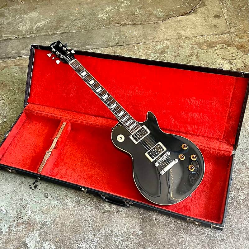 Greco EG-700 Single cut Les paul standard  1977 Ebony original vintage MIJ Japan Fujigen image 1