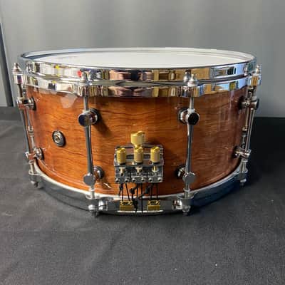 Bubinga Wood Snare Drum Symphonic M1-14" x 6.5" image 4