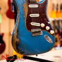 Fender Custom Limited Edition Roasted '60s Stratocaster Super Heavy Relic Aged Lake Placid Blue 3 Color Sunburst