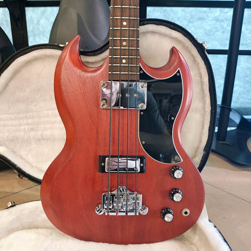 Gibson SG Standard Bass Faded 2009 - 2014 - Worn Cherry image 1