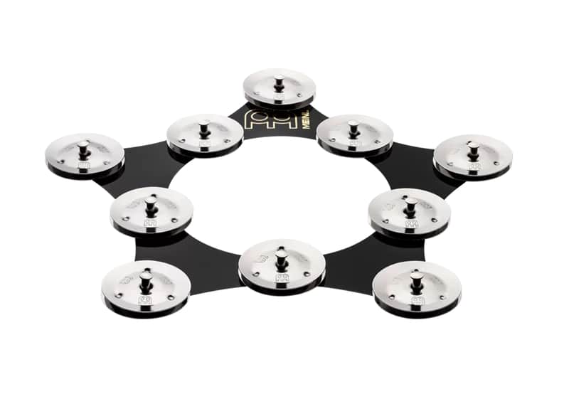 Meinl Percussion Super Flex Hihat Tambourine, Stainless Steel Jingles image 1