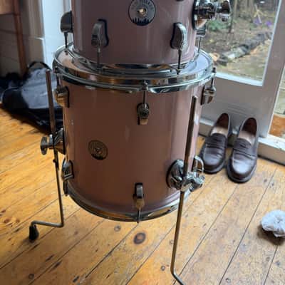 PDP PDNY1604PR New Yorker 10/13/16/5x14" 4pc Drum Kit 2021 - Present - Pale Rose Sparkle image 3