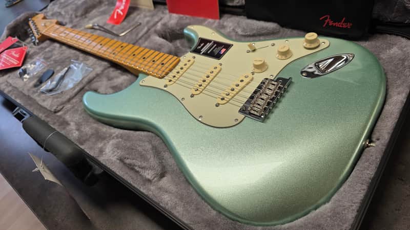 Fender American Professional II Stratocaster BRAND NEW Surf Green Metallic Pearl Maple Neck MN Postmodern Deluxe Heel USA Strat Guitar image 1