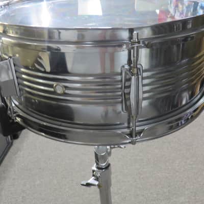 Unbranded Snare Drum with Stand, Drum Key, and Protection Racket Padded Snare Drum Case image 13