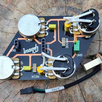 Gibson Les Paul Quick Connect Control Board / Push Pull Wiring Harness 2024