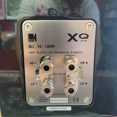 Pair of KEF XQ One Bookshelf Hi-Fi Speakers TESTED SOUNDS GREAT image 10