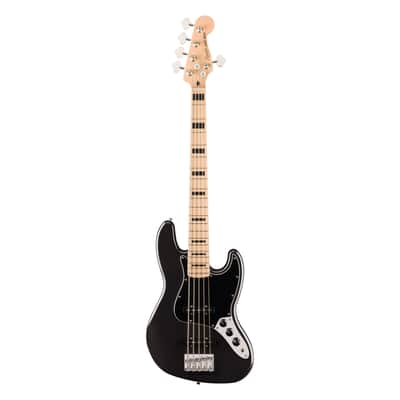 Squier Affinity Active J-Bass V MN Black Metallic - 5-String Electric Bass image 1