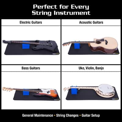 MusicNomad MN207 Premium Instrument Work Mat & Cradle Cube Neck Support image 3