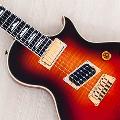 1998 Gibson Nighthawk Custom CST-2 Fireburst Flame Top, Near-Mint w/ Case & Tags, Yamano image 7