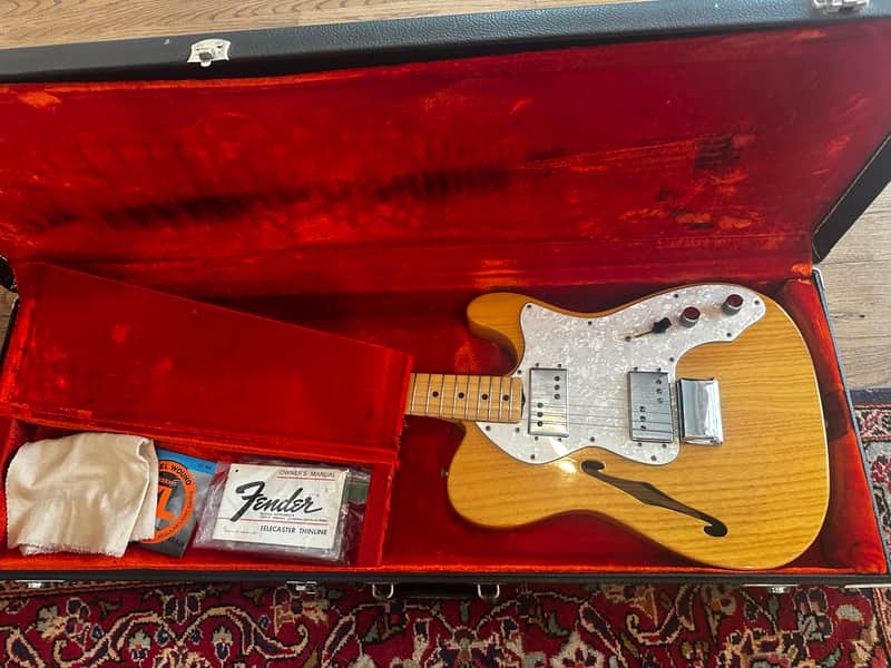1972 Fender Telecaster Thinline - Natural - All Original image 1