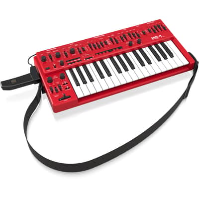 Behringer MS-1 MKII RD Analog Synthesizer, Red image 2