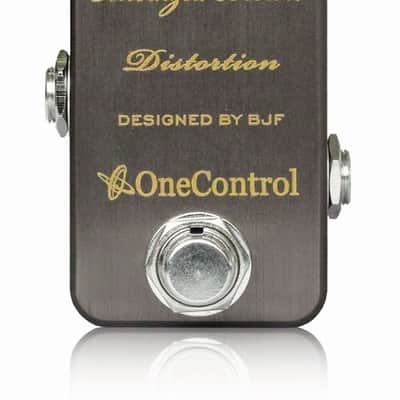 Reverb.com listing, price, conditions, and images for one-control-anodized-brown-distortion